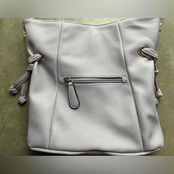 EUC Pretty Purple Nicole by Nicole Miller handbag/crossbody/shoulder bag - Picture 6 of 10